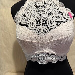 Victoria's Secret White Lace Bralette